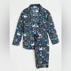 Printfresh unicorn garden long pajama set